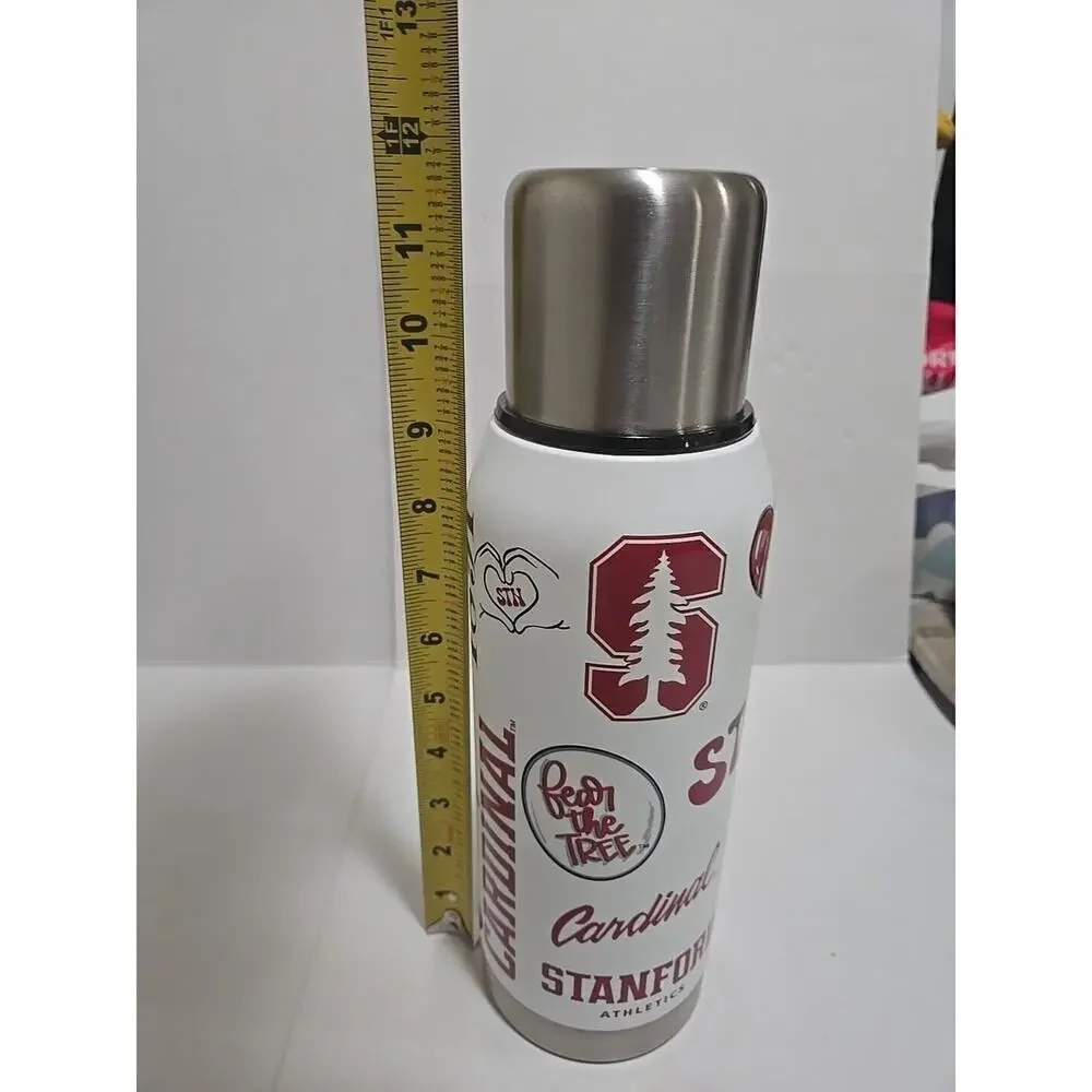 Stanford Cardinal Uversity 34oz Stainless Steel Thermos Water Bottle - Picture 13 of 16